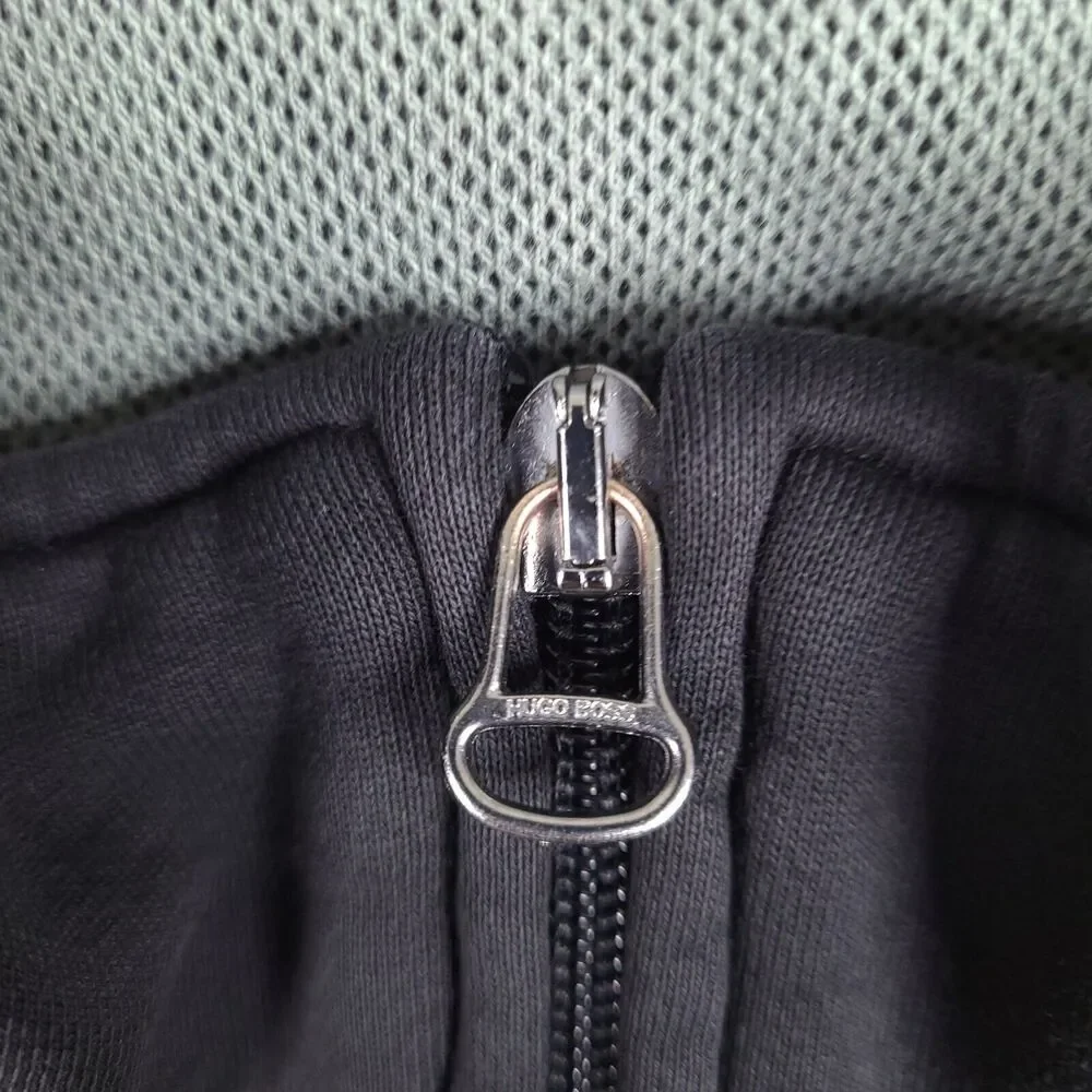 Boss Hugo Track‎ Jacket Mens Medium Black Full Zip